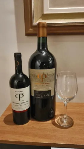 Vinho em garrafa Gigante 3L - CASAS PATRONALES GRAN RESERVA 