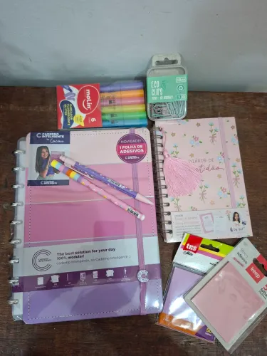 Kit 7 - Caderno Inteligente tamanho médio bj Cacau