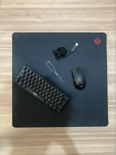 Kit Gamer Completo: Teclado Mancer Onyx (Magnético) + Mouse Redragon K1ng 1K + MousePad