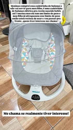 Cadeirinha de balanço 