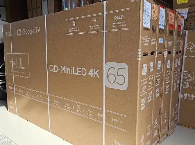 (LACRADA) Smart TCL 65 Polegadas QLed Mini | Nota Fiscal