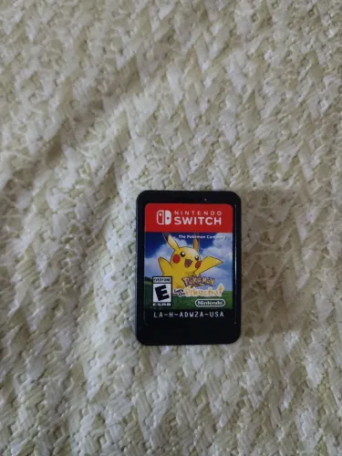 Jogo para Nintendo Switch usado mídia física sem capa Pokemon lets Go Pikachu