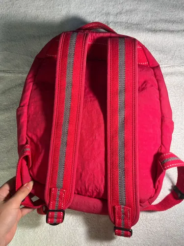 Mochila Kipling rosa Seoul semi nova 
