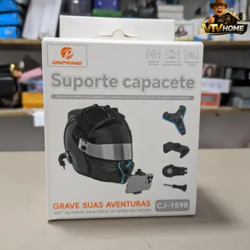 Suporte de Celular Para Capacete + Entrega Grátis