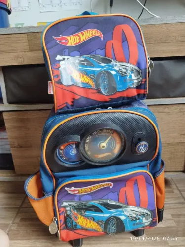 Mochila Infantil Hot Wheels