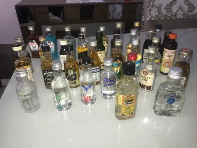Miniaturas de bebidas