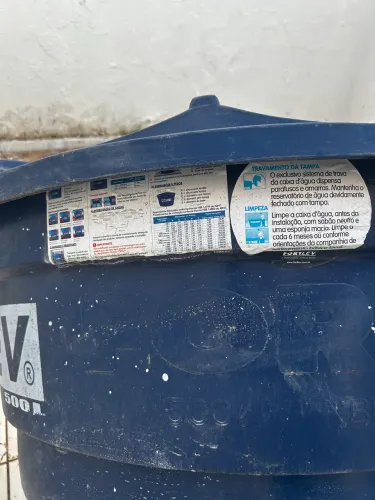 Caixa d?água de 500 L