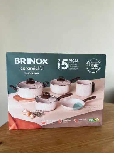 JOGO DE PANELAS BRINOX CERAMICLIFE 