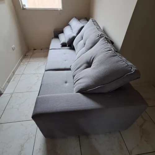 SOFÁ DA COR  CINZA PREMIUM - SUPER CONFORTÁVEL 