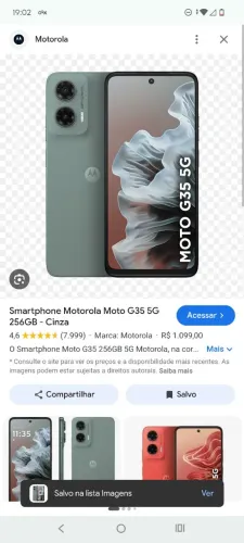 Celular moto G35