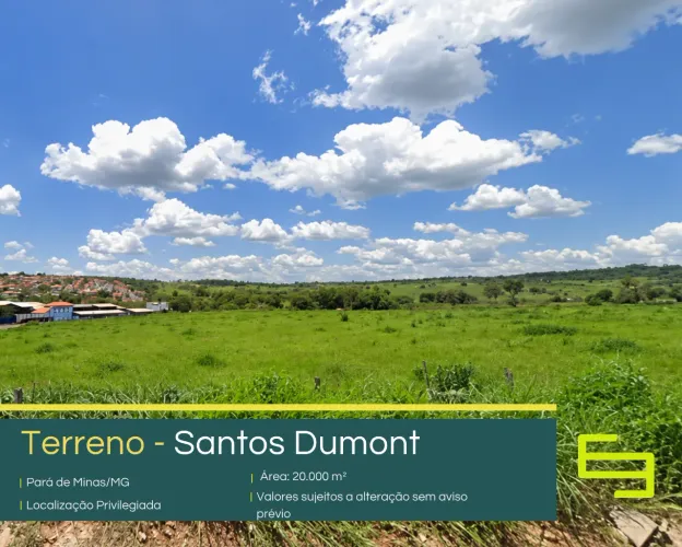 Terreno à Venda em Pará de Minas/MG, no bairro Santos Dumont.