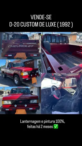 Chevrolet D-20 S / Luxe 3.9/4.0 Diesel 1992