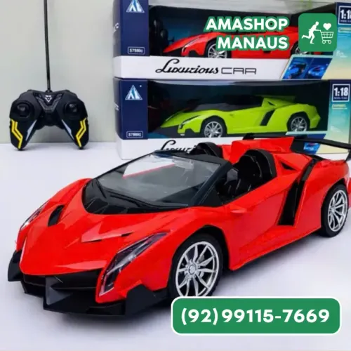 Carrinho Controle Remoto Super Lambo Luxo
