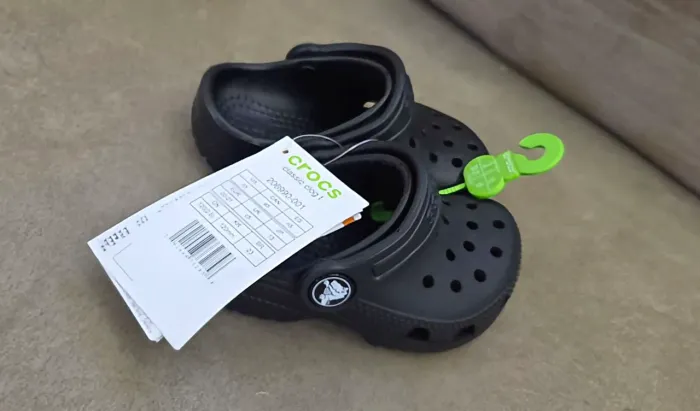 Crocs Original Infantil Preta C5 - Nova com Etiqueta