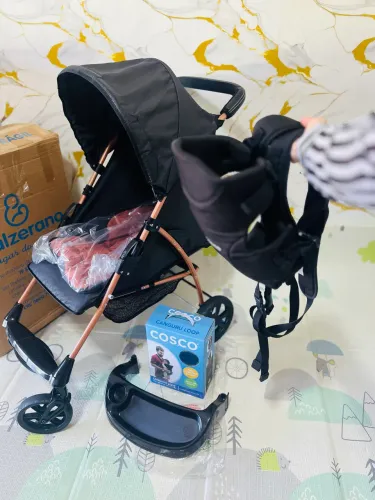 Carrinho de bebê + canguru brinde GALZERANO ROMANO 26