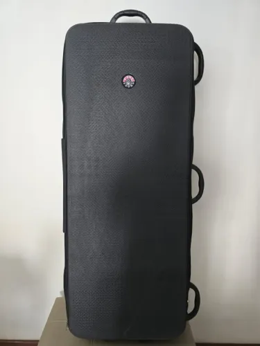 Semi Case para Teclado 76 Teclas Com Rodinhas Solid Sound
