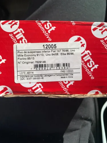 Pivô de suspensão inferior Fiat