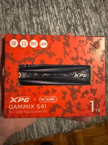 SSD XPG S41 TUF, 1TB, M.2 PCIe NVMe,Leitura: 3500MB/s e Gravação: 3000MB/s