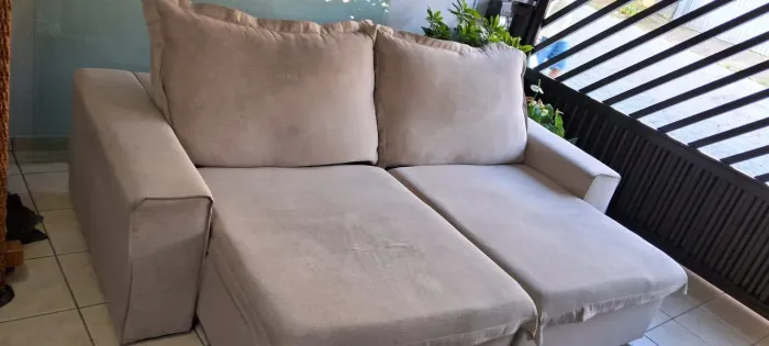 Sofa Retratil e reclinavel Semi Novo