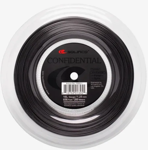 Corda de Tênis Solinco Confidential 16L 1.25