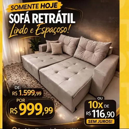 PROMOÇÃO DE SOFÁ PREÇO IMPERDIVEL ENTREGA GRATUITA