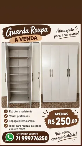 Venda de guarda roupa