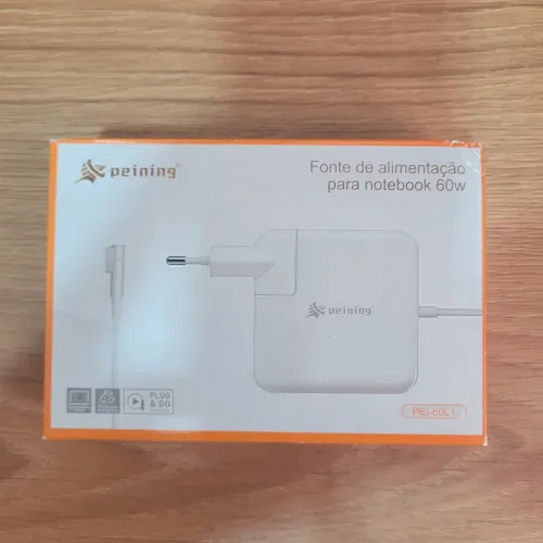 Fonte Carregador de 60W para Notebook Macbook - Peining PEI-60L1 Novo Lacrado Original