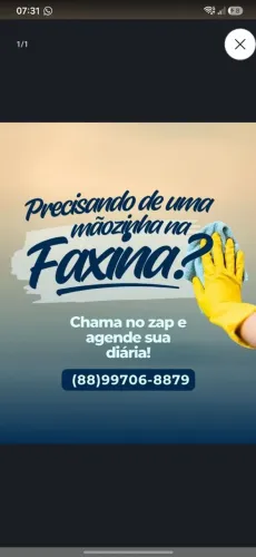 Faço faxinas