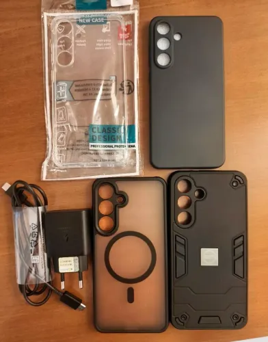 Samsung S25 FE - Kit Capas + Carregador 45W Original com Nota Fiscal