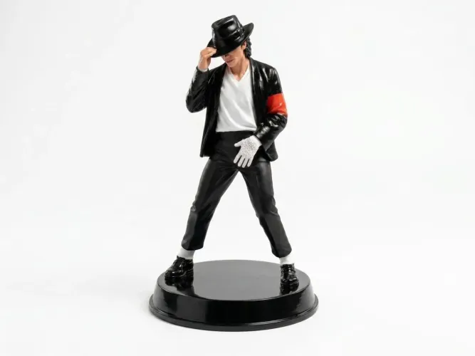 Boneco Michael Jackson estatueta