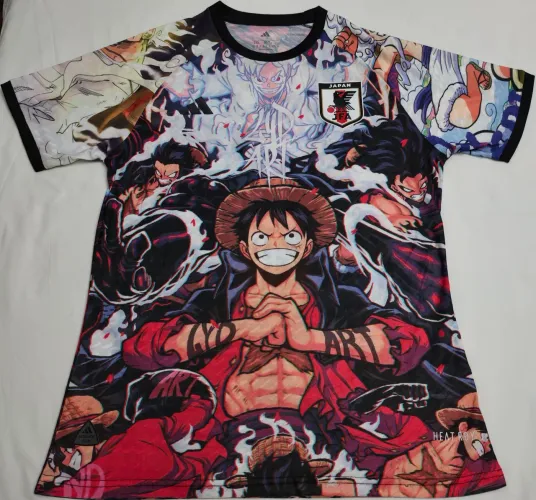Camisa Japão Edição especial Mangá One Piece modelo jogador