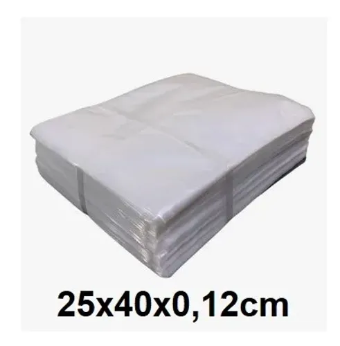 Embalagem a Vácuo 25 x 40 x 0,12 100 unid pct