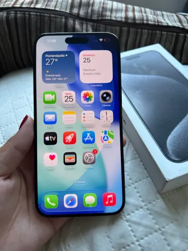 IPHONE 15 PRO MAX 512GB // ACEITO CARTÃO EM ATÉ 12X 