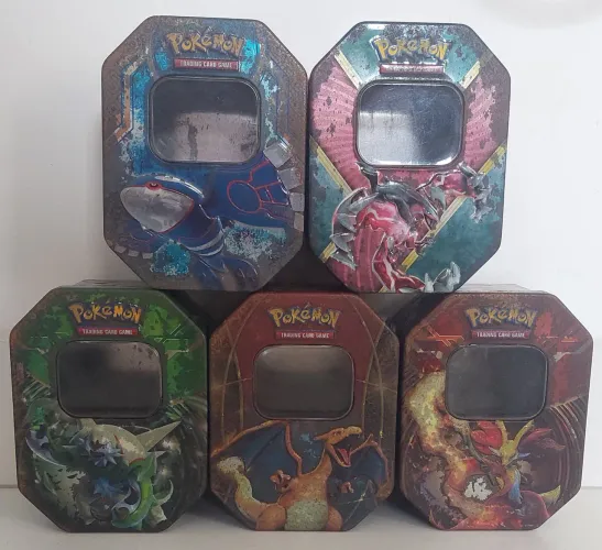 Kit com latas Pokémon