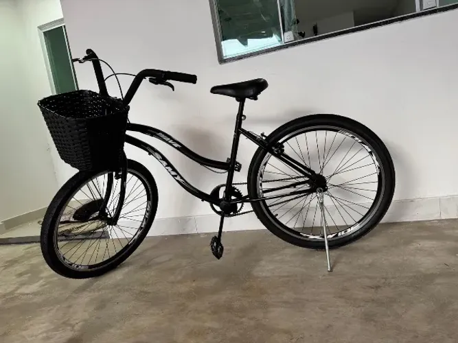 BICICLETA NOVA ZERADA!!  BIC.26 FEM SAMY BEACH AE PRETO