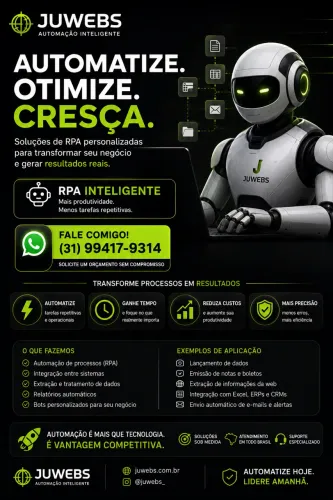 Programadora de Sistemas - Automação de Processos