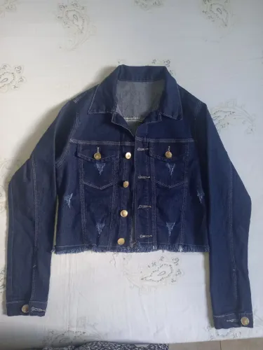 Jaqueta Jeans feminina tamanho P