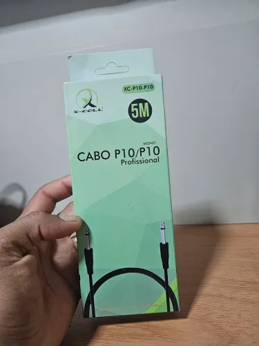 Cabo p10/10 mono profissional 5m