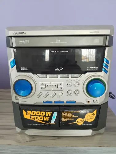 MINI SYSTEN TOSHIBA SÓ A CENTRAL 