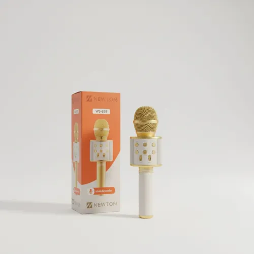 Microfone com karaoke - som de qualidade e bateria dura muito - entrega grátis