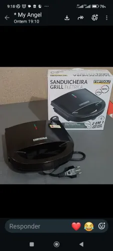 Sanduicheira e grill 2 em 1 quase de graça!