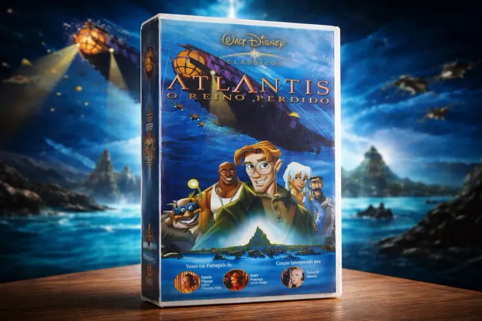 RARIDADE *** Fita VHS "Atlantis O Reino Perdido" dublado