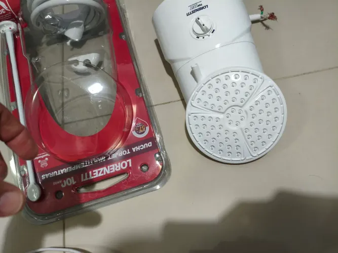 Chuveiro Elétrico Lorenzetti Top Jet, Branco, 5500W, 110v