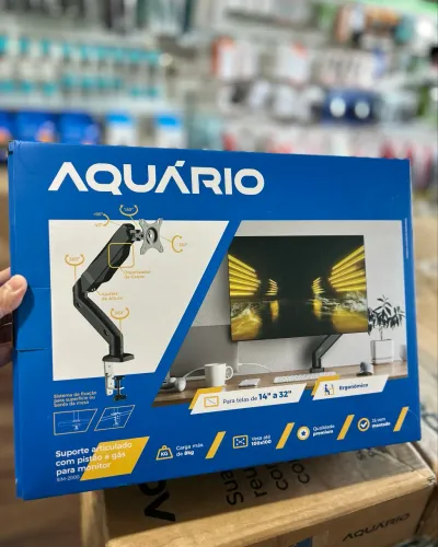 Suporte de Monitor Articulado " 14 - 32 " Ergonômico