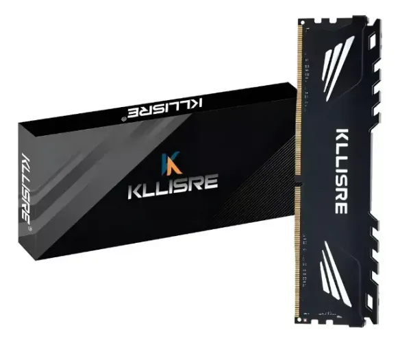 Memoria ram ddr4 16gb(2x8gb)3200MHZ KLLISRE PRETA