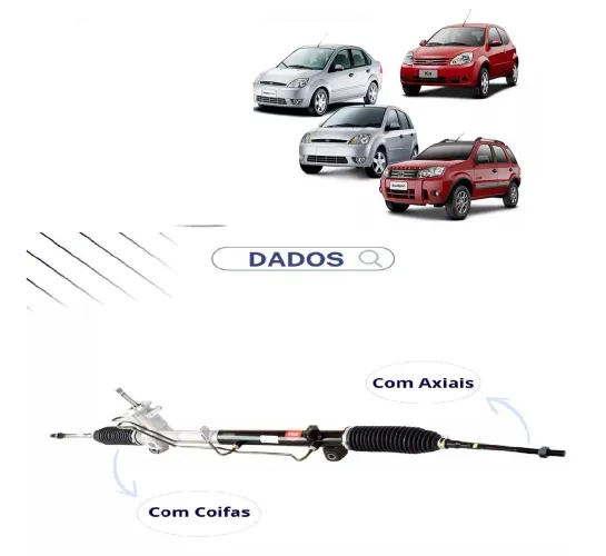 Caixa Setor Direção Hidráulica Fiesta / Ecosport  - Remanufaturada