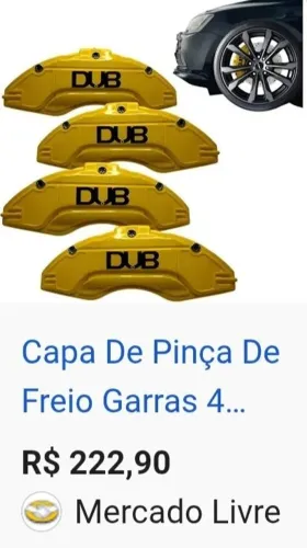 Vendo capa de pinça de freio de Aircross 2010 à 2016