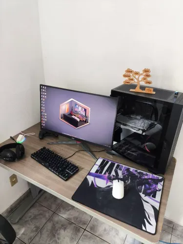 Pc gamer completo Ryzen 5 5500 / RX 580 2048sp 8gb Gddr5 / Monitor AOC gamer 27p 155hz !!!
