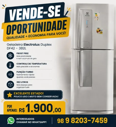 GELADEIRA FROST FREE ELETROLUX DF42