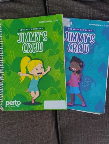 Apostila inglês Jimmys Crew usada 4 e 5 ano